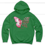 I can do all things through Christ Philippians 4:13 Christian hoodie Irish Green / S