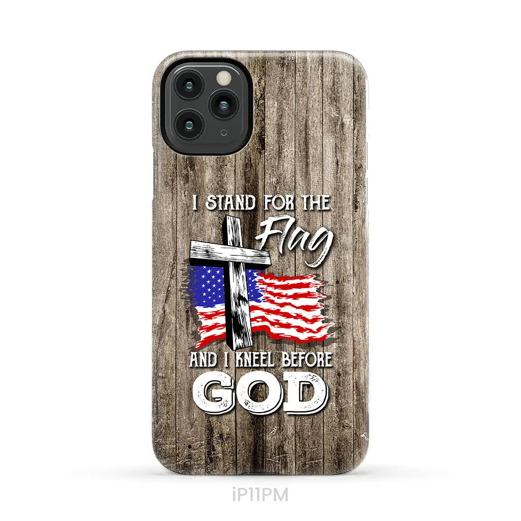 I stand for the flag and I kneel before God phone case iPhone 11 Pro Max / Tough Case