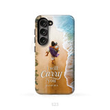 I Will Carry You – Jesus Carrying Elderly Woman Isaiah 46:4 Christian Phone Case Samsung Galaxy S23 (Not for S23 FE)