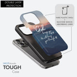 If God brings you to it he will bring through phone case Christian cases