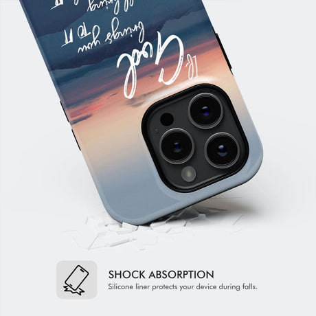 If God brings you to it he will bring through phone case Christian cases