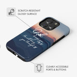 If God brings you to it he will bring through phone case Christian cases