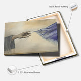 Bible-inspired canvas print showcasing the story of healing through Jesus’ love.