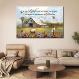 Christian wall art with Psalm 127:1, "If the Lord does not build the house," perfect for modern farmhouse decor.