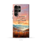 In Every Season I Will Praise Him Smoky Mountains Phone Case Samsung Galaxy S23 Ultra / Tough Case