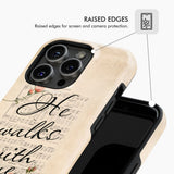 In the Garden Hymn He Walks With Me Christian phone case