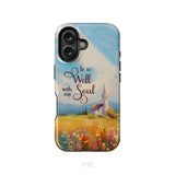 It is Well With My Soul Church Art Phone Case iPhone 16 / Tough Case