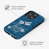 It Is Well With My Soul Dragonfly Christian Phone Case