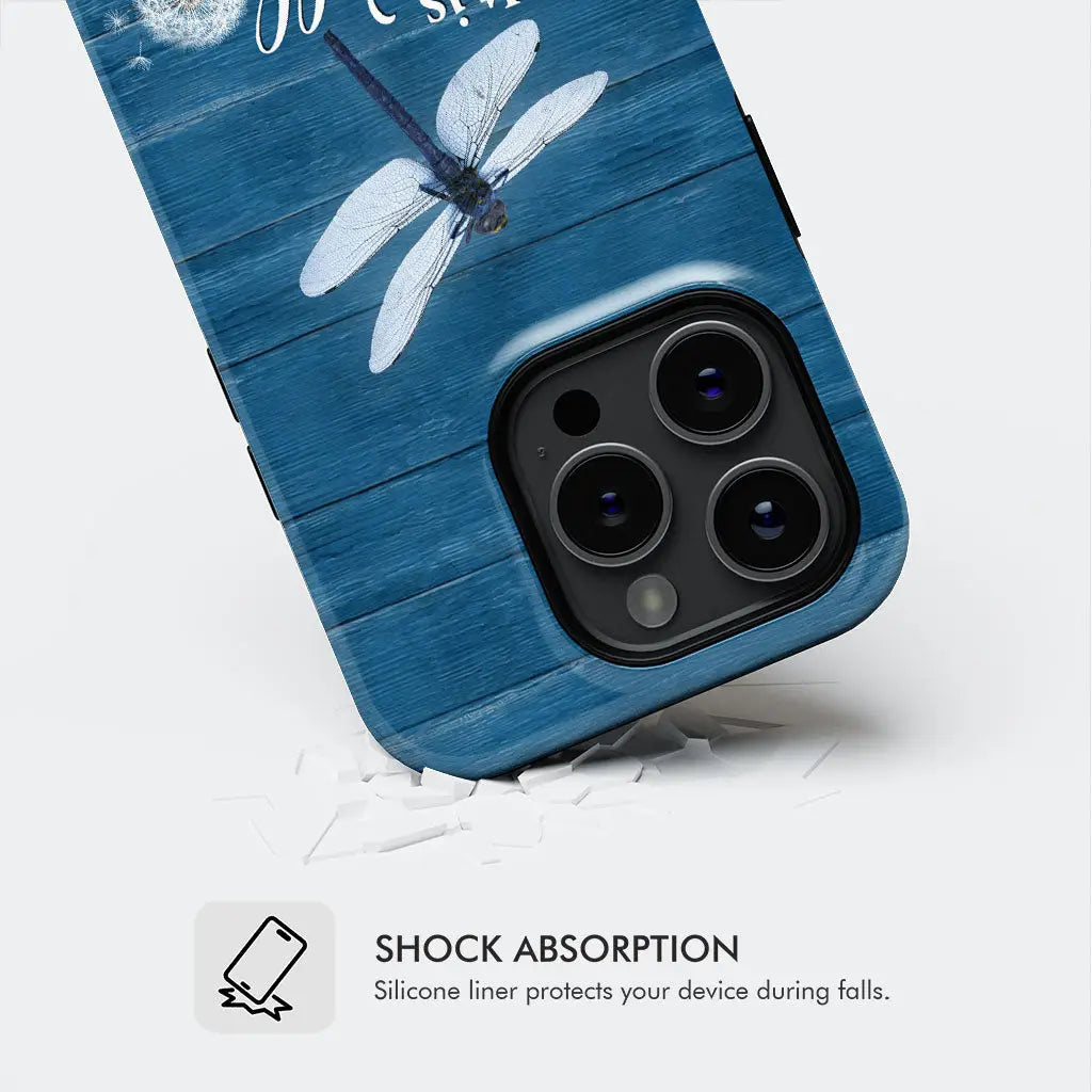 It Is Well With My Soul Dragonfly Christian Phone Case