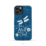 It Is Well With My Soul Dragonfly Christian Phone Case iPhone 11 Pro / Tough Case