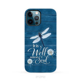 It Is Well With My Soul Dragonfly Christian Phone Case iPhone 12 Pro Max / Tough Case