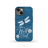 It Is Well With My Soul Dragonfly Christian Phone Case iPhone 13 / Tough Case