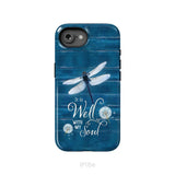It Is Well With My Soul Dragonfly Christian Phone Case iPhone 16e / Tough Case