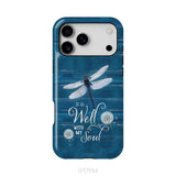 It Is Well With My Soul Dragonfly Christian Phone Case iPhone 17 Pro Max / Tough Case