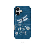 It Is Well With My Soul Dragonfly Christian Phone Case iPhone 17 / Tough Case