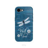 It Is Well With My Soul Dragonfly Christian Phone Case iPhone 17e / Tough Case