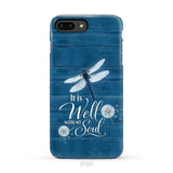 It Is Well With My Soul Dragonfly Christian Phone Case iPhone 8 Plus / Tough Case