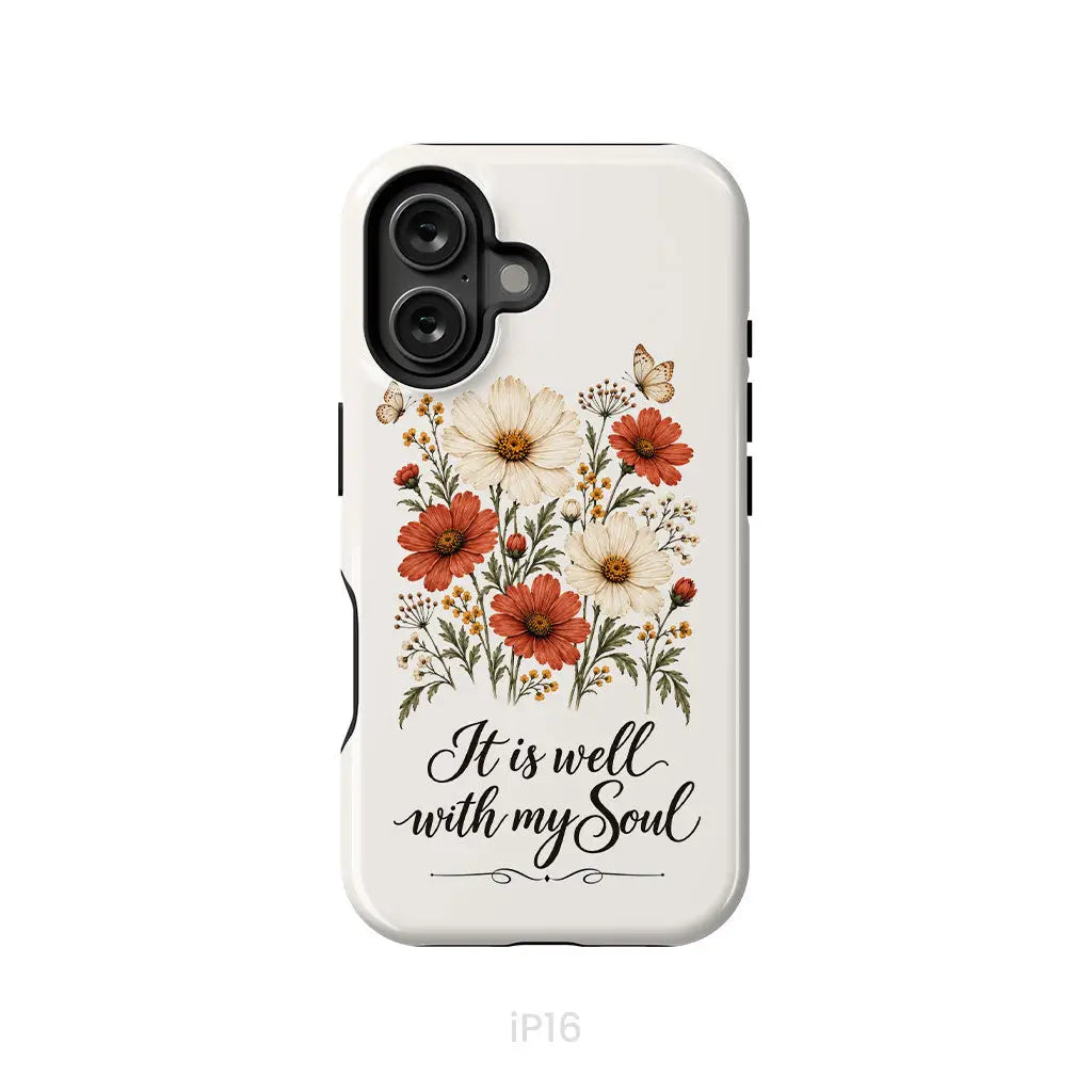 It is Well With My Soul Phone Case iPhone 16 / Tough Case