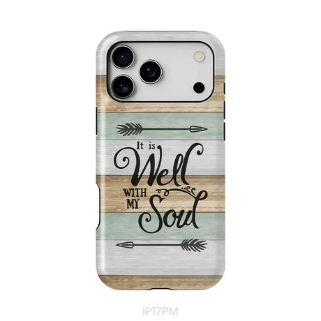 It is Well With My Soul Phone Case iPhone 17 Pro Max / Tough Case