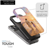 Jesus and a Little Girl on the Beach - Christian Phone Case