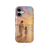 Jesus and a Little Girl on the Beach - Christian Phone Case iPhone 17 / Tough Case