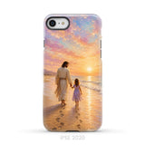 Jesus and a Little Girl on the Beach - Christian Phone Case iPhone SE 2020 / Tough Case
