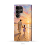 Jesus and a Little Girl on the Beach - Christian Phone Case Samsung Galaxy S23 Ultra / Tough Case