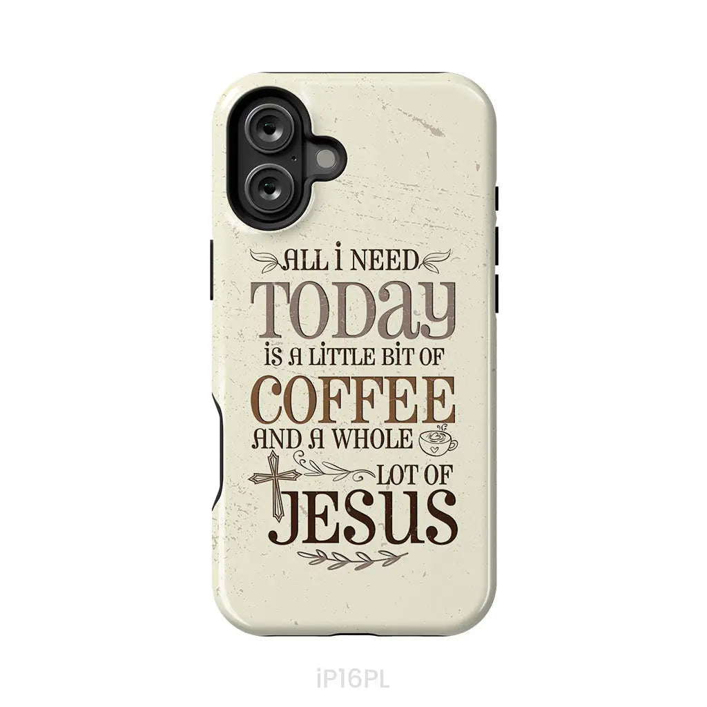 Jesus and coffee phone case Christian phone cases