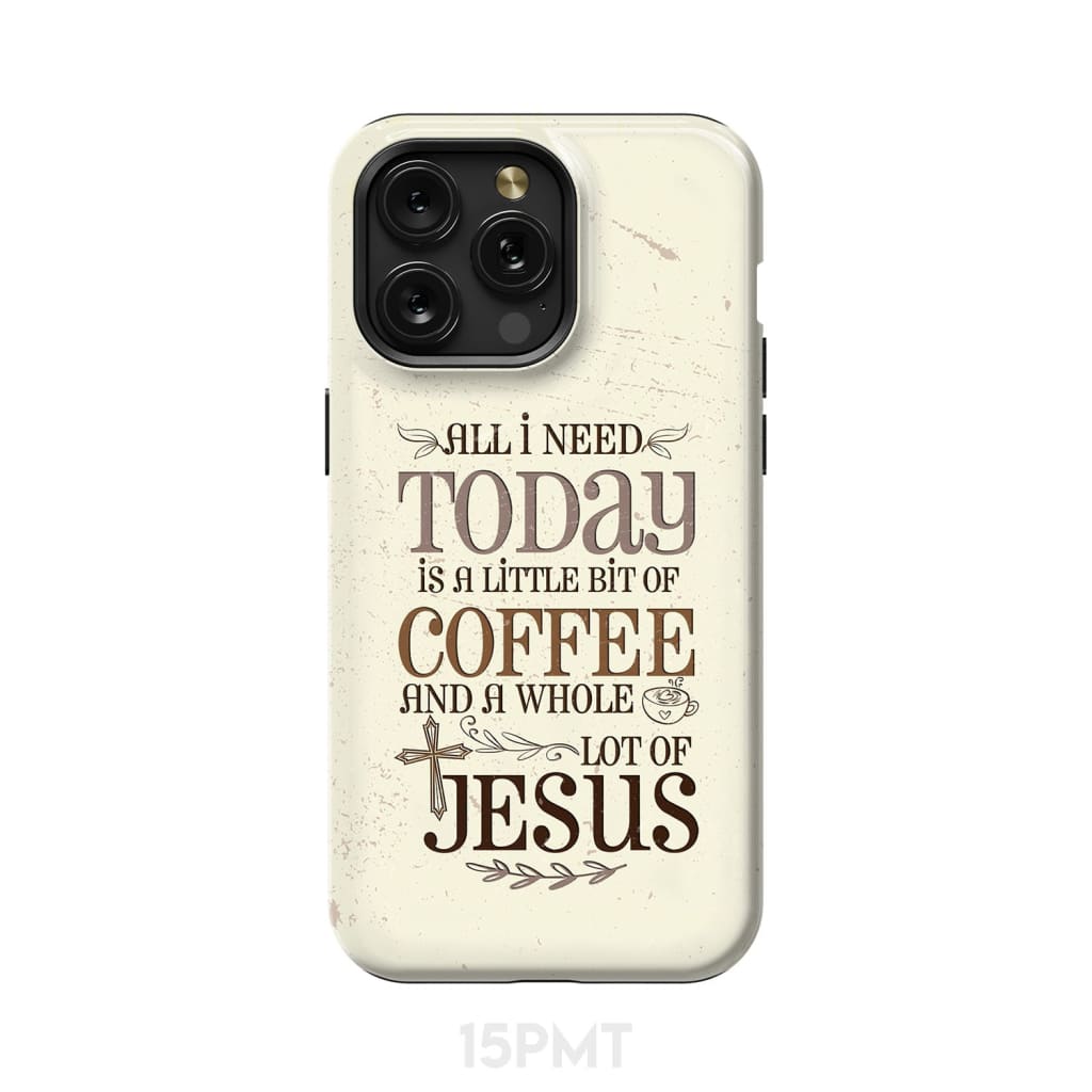 This Girl Runs on Jesus and Coffee Phone Case  Christian Phone Cases -  Christ Follower Life