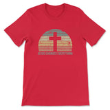 Jesus Changes Everything Vintage T-shirt Red / S
