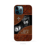 Jesus Christ Faith Over Fear Phone Case Christian Phone Cases iPhone 12 Pro Max / Tough Case