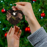 Jesus’ Hand Reaching Out to Rescue a Lamb Ornament
