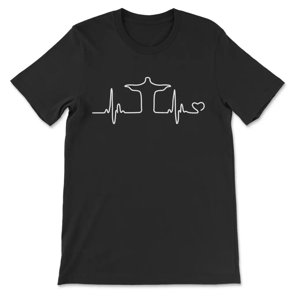 Jesus Heartbeat T-shirt Black / S