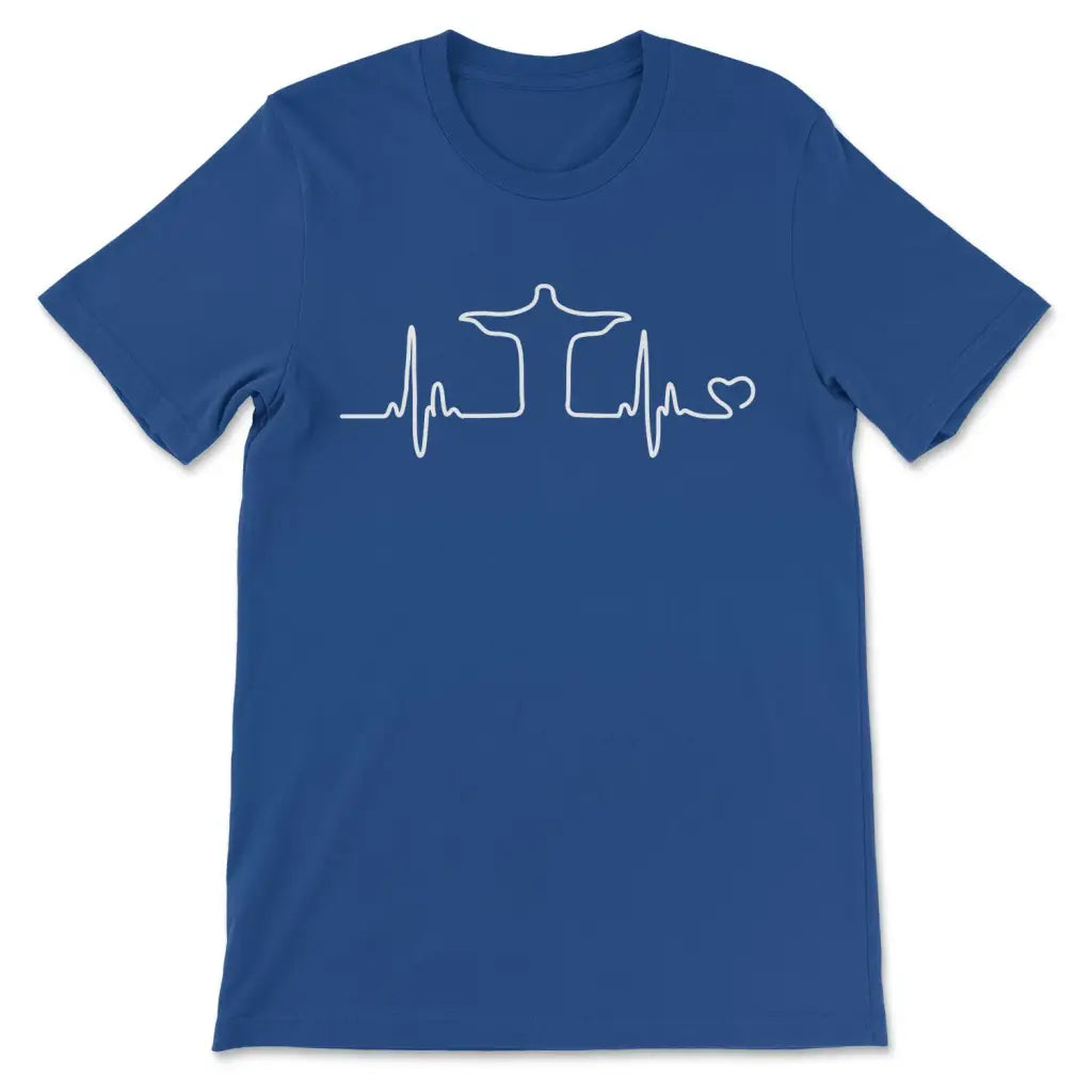 Jesus Heartbeat T-shirt True Royal / S