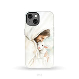 Jesus Holding the Lost Lamb – Good Shepherd Christian Phone Case iPhone 13 / Tough Case