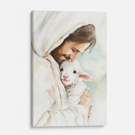Faith-inspired wall decor reminding believers that Jesus never abandons the lost.