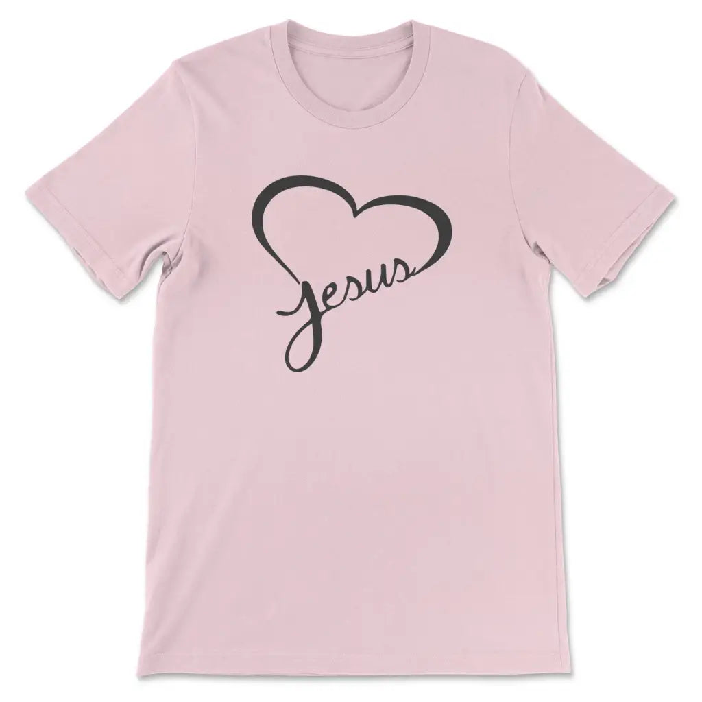 Jesus In My Heart T-shirt Pink / S