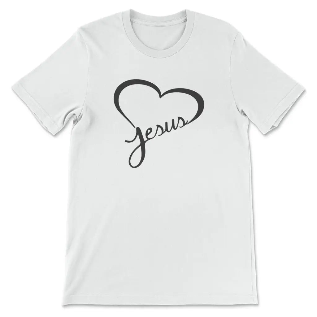 Jesus In My Heart T-shirt White / S