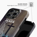 Jesus is my savior hands Christian phone case