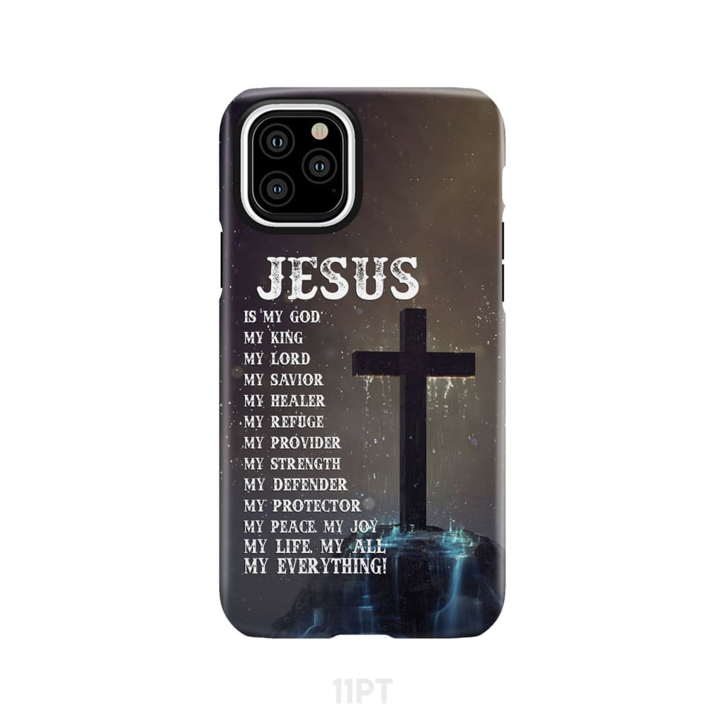 Jesus is my savior hands Christian phone case iPhone 11 Pro / Tough