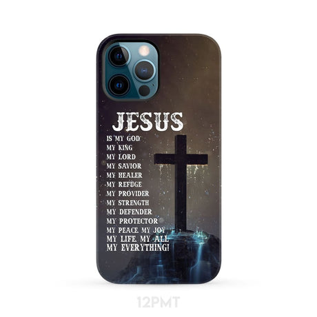 Jesus is my savior hands Christian phone case iPhone 12 Pro Max / Tough