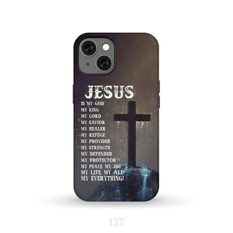 Jesus is my savior hands Christian phone case iPhone 13 / Tough