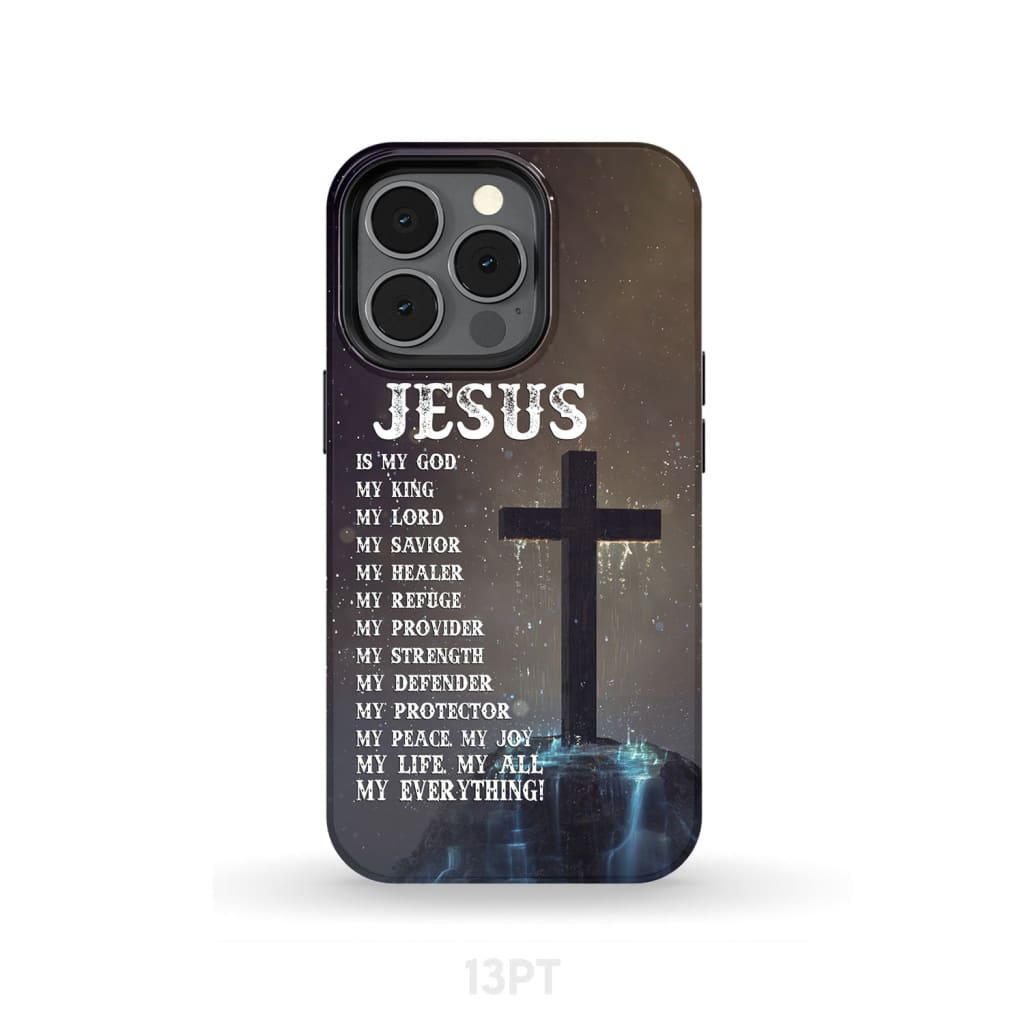 Jesus is my savior hands Christian phone case iPhone 13 Pro / Tough