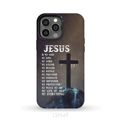 Jesus is my savior hands Christian phone case iPhone 13 Pro Max / Tough