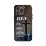 Jesus is my savior hands Christian phone case iPhone 14 Pro Max / Tough