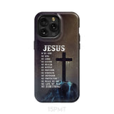 Jesus is my savior hands Christian phone case iPhone 15 Pro Max / Tough