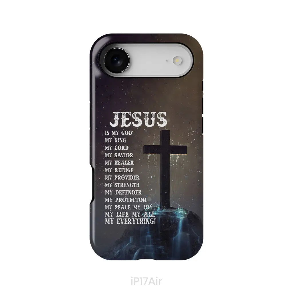 Jesus is my savior Jesus hands Christian phone case iPhone 17 Air / Tough Case