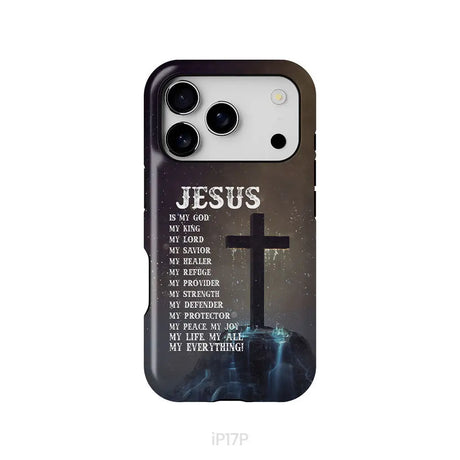 Jesus is my savior Jesus hands Christian phone case iPhone 17 Pro / Tough Case
