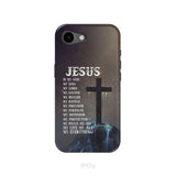 Jesus is my savior Jesus hands Christian phone case iPhone 17e / Tough Case