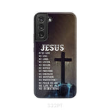 Jesus is my savior hands Christian phone case Samsung Galaxy S22 Plus / Tough
